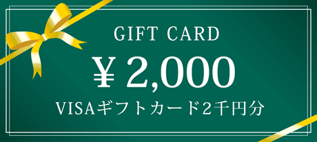 VISAギフトカード2千円分(見本)
